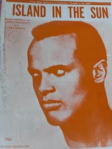 Harry Belafonte Lord Burgess  ISLAND IN THE SUN sheet music 1956 - £7.97 GBP