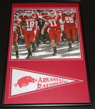 Arkansas Razorbacks Football Team Framed Pennant &amp;  Photo Display - £55.38 GBP