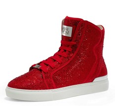 Men&#39;s J75 by Jump Sestos Red All Over Jewel High Top Fashion Sneakers - £117.99 GBP