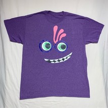 MONSTER INC Randall Graphic Tee Adult Small Purple Monsters University Movie - £14.28 GBP