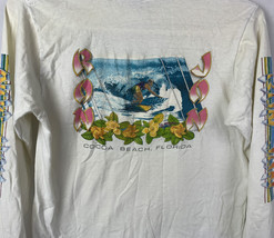 Vintage Ron Jon Surf Shop T Shirt Single Stitch Cocoa Beach Florida USA 80s - £31.23 GBP