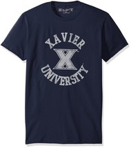 NWT NCAA Xavier Musketeers Men&#39;s Size Medium Navy Victory Vintage Tee Shirt - $16.78