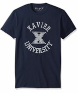 NWT NCAA Xavier Musketeers Men&#39;s Size Medium Navy Victory Vintage Tee Shirt - $323.05 MXN