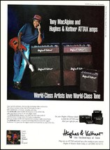 Tony MacAlpine 1995 Hughes &amp; Kettner ATTAX series amp advertisement print - £3.31 GBP