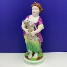 Spode porcelain figurine copeland England statue French Shepherd girl sculpture - £73.65 GBP