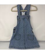 Max Studio  Polka dot Denim Dress Toddler Girl Size 3T With Pockets - $18.84 CAD