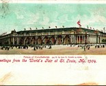 Greetings From Worlds Fair at St Louis Missouri MO 1904 UDB Postcard - $14.22
