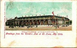 Greetings From Worlds Fair at St Louis Missouri MO 1904 UDB Postcard - £11.18 GBP
