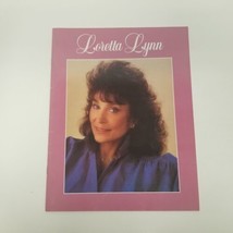 Vintage Loretta Lynn Souvenir Program w/ Color Photos, Country Music Collectible - £10.08 GBP