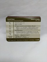 Lot Of (12) Dungeons And Dragons Lords Of Madness Miniatures Game Stat Cards - £7.03 GBP