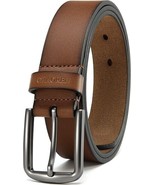 Chaoren Men Belt for Jeans 1 3/8", Mens Belts Leather, Mens Belts Casual - Brown - $35.99