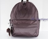 NWT Kipling BP4194 Bouree Backpack School Bag Nylon Popping Purple Metal... - $79.95