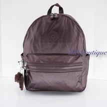 NWT Kipling BP4194 Bouree Backpack School Bag Nylon Popping Purple Metallic $114 - £63.82 GBP