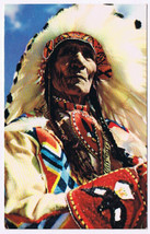 Postcard People Chief Sitting Eagle Stoney Indian - £3.25 GBP