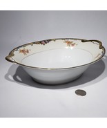Noritake Oxford 10.5&quot; Porcelain Oval Serving Bowl with Handles Japan 85963 - £17.24 GBP