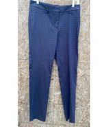Mario Serrani Womens Skinny Slim Pants Blue Black Diamond Stretch Pocket... - £15.73 GBP