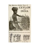 Ceylon &amp; India Machine Rolled Teas 1897 Advertisement Victorian Beverage... - $367.61 MXN