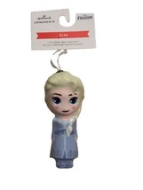 2022 Disney Princess Frozen ELSA Hallmark Decoupage Christmas Ornament NWT 4” - £12.78 GBP