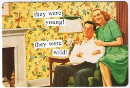 Anne Taintor Comic Postcard They Were Young They Were Wild  - £2.33 GBP