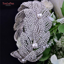 Bridal Tiara Crown Flower Crown Bridal Garland Bohemia Headbands Wedding Bridal  - £39.59 GBP