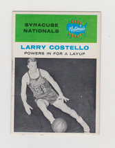 1961 Fleer LARRY COSTELLO In Action #48 Syracuse Nationals - $67.50