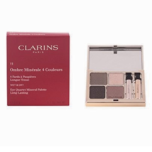 Clarins Paris - Wet &amp; Dry - Eye Quartet Mineral Palette Long-Lasting - 11 Forest - £22.45 GBP