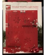 Christmas morning window world tea light holder merry Christmas￼ - £27.05 GBP