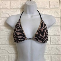 H&amp;M animal tiger print bikini top - £14.62 GBP