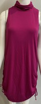 NWD Women Nicole Miller Jersey Mock Neck Dress Fuchsia Size L - £27.39 GBP