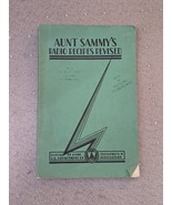 1931 AUNT SAMMY&#39;S RADIO RECIPES REVISED-USDA Home Economics Cookbook Wel... - £9.34 GBP