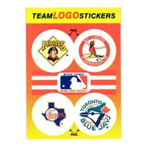 1991 Fleer #NNO Team Logo Stickers Baseball Pirates Cardinals Rangers Blue Jays - £1.57 GBP