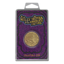 Willy Wonka Chocolate Factory Gold Coin Official Limited Edition Collectible - £15.00 GBP