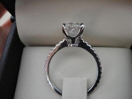 Atemberaubend 2.94 Karat Moissanit Verlobung Braut Ring IN Sterling Silber Damen - £129.68 GBP