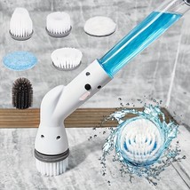 1 Set, Electric Spin Scrubber With 2/5/6 Replaceable Brush Head, Power C... - £15.64 GBP