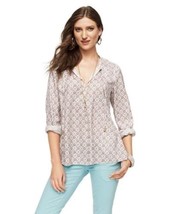Juicy Couture angel Indian diamond floral 100% Silk top Small $158 - £43.28 GBP