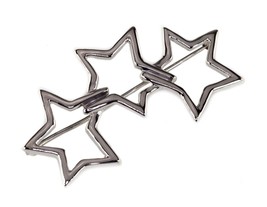 Tiffany &amp; Co. Sterling Silver Three Star Brooch Gorgeous - £165.31 GBP