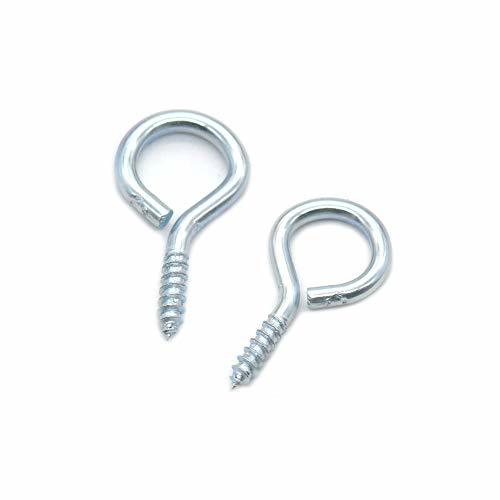Fujiyuan 20 Pcs 35mm O Shape Close Ring Eye Bolt Screw-in Hanger Hooks P... - $5.24