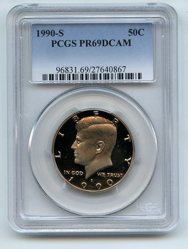 1990-S 50C DC (Proof) Kennedy Half Dollar   20150019 - $24.30