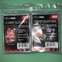 (2 Pack of 100) Ultra Pro Soft Trading Card Sleeves Zip Lock Pack Acid Free - $6.81