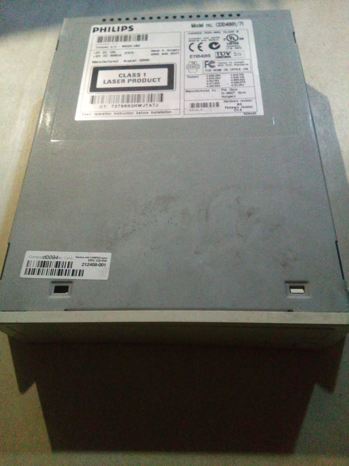 Compaq Presario 5BW284 series 5000 CD-R 165125-HB2 - $10.99