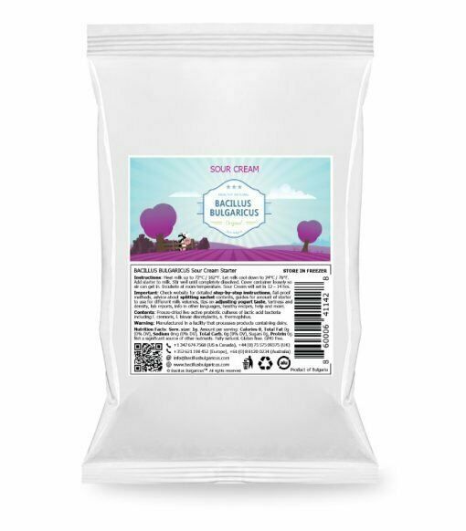Bacillus Bulgaricus Sour Cream Starter Probiotic makes(1gal-4litres) - $5.65