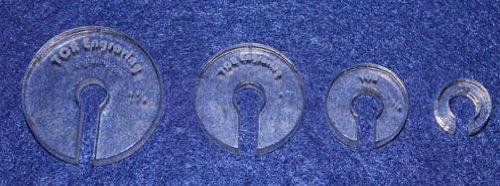 4 Hopper Foot Offsets For 1/4&quot; Foot - Template - Quilting - $10.99