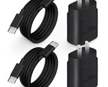 Type C Charger Fast Charging,25W Usb C Wall Charger 2-Pack Super Fast Ch... - £12.76 GBP