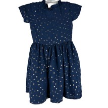 Carter&#39;s Kid Navy Blue Polka Dot Dress Size 8 - £8.71 GBP