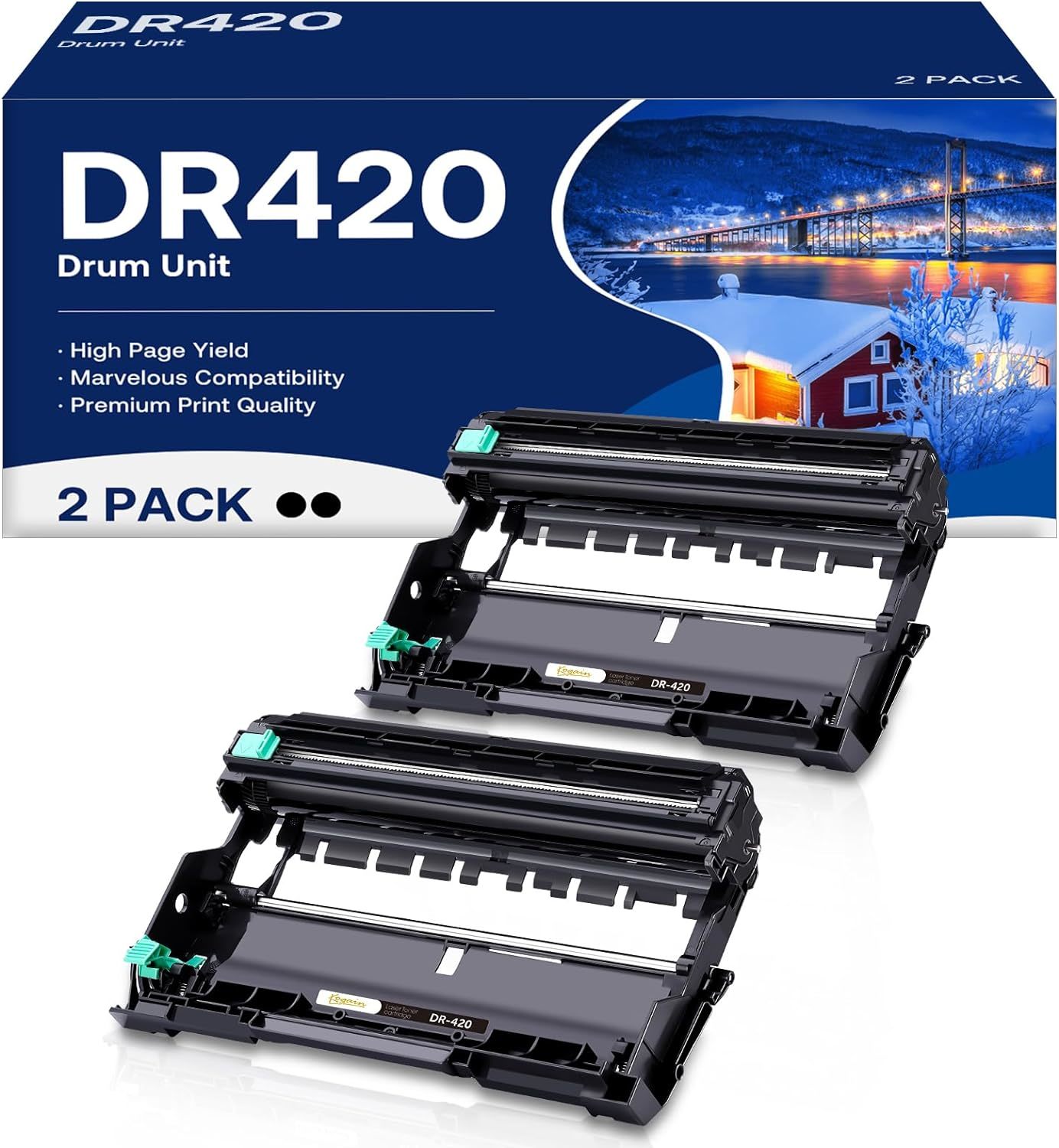 Compatible With The Brother Dr 420 Dr-420, Kogain Dr420 Drum Unit Is, Bl... - $44.92