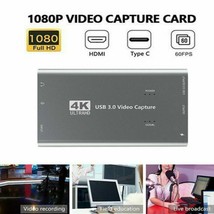 Masaling Audio Video Capture Card, 4K Hdmi Capture Device, Usb 3.0 1080P - £15.57 GBP
