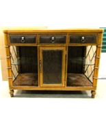 Ferguson Copeland Campaign Style Faux Bamboo, Leather, Iron and Copper T... - $4,140.02 CAD