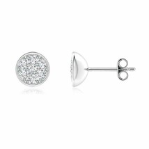 ANGARA 1.4mm Natural Diamond Stud Earrings in Sterling Silver for Women, Girl - £207.84 GBP+