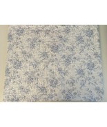 LAURA ASHLEY Blue and White Floral Pillow Sham Cottage Core French Country - €18,02 EUR