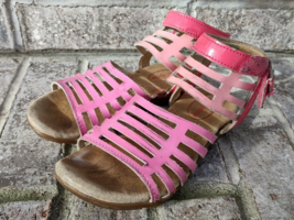 Stride Rite Pink Leather Gladiator Sandals 10.5W - $10.00